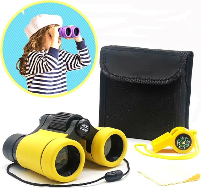 Kid Binoculars High-Resolution Optic Shockproof Mini Compact Binocuolar Toys