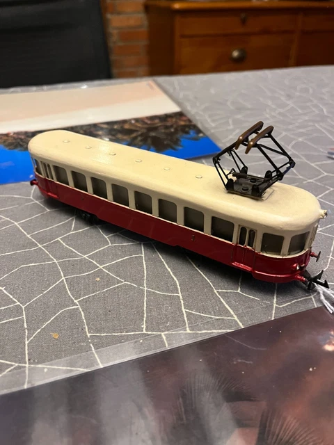 Train électrique LIMA HO avec plateforme - Label Emmaüs
