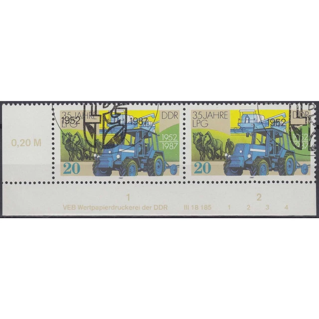 DDR Nr. 3090 DV gestempelt "Druckvermerk"