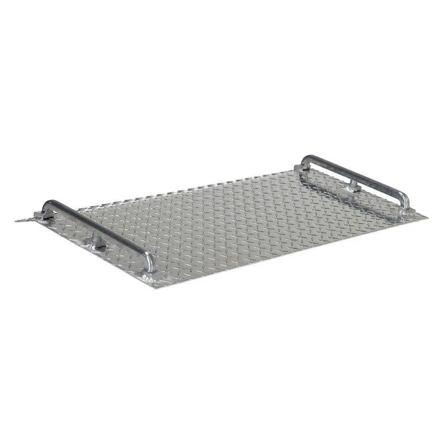 GRAINGER APPROVED AMD-3618 Dockplate,Aluminum,700 lb,18 x 36 In