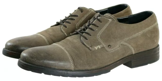 CLARKS MEN'S CAP Toe Dress Shoes Size 10.5 Suede Brown $43.20 - PicClick