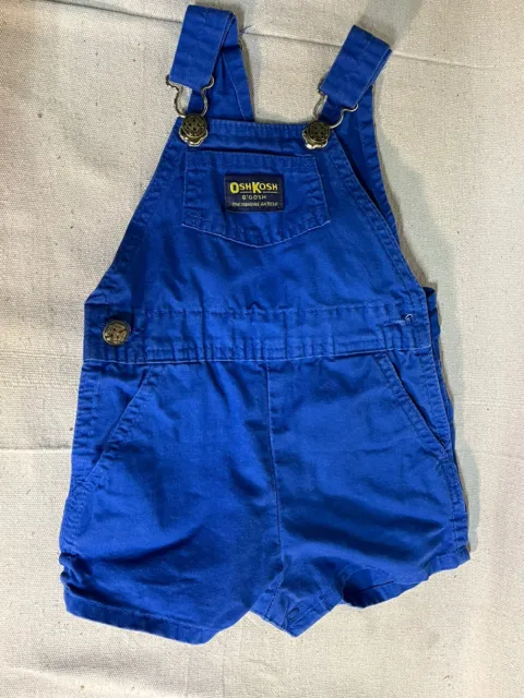 Oshkosh B’gosh Blue Overall Toddler 18 Months Retro Fashion V5176
