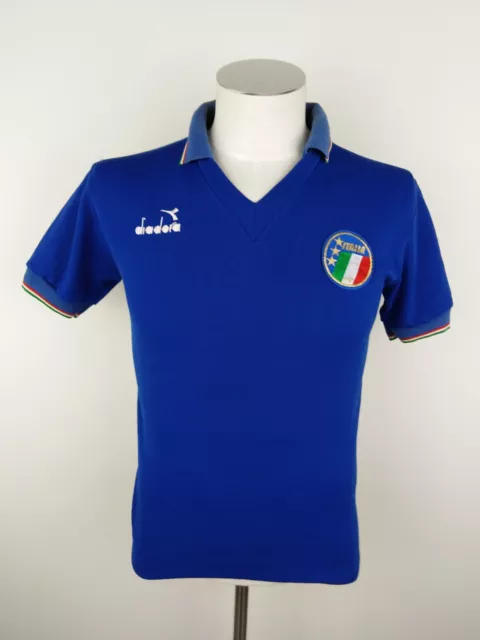 DIADORA ITALY ITALIA MAGLIA CALCIO UOMO Tg S SOCCER TRIKOT JERSEY