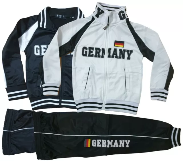 Kinder Jogginganzug Trainingsanzug Sportanzug Jacke Hose Jungen Mädchen Germany