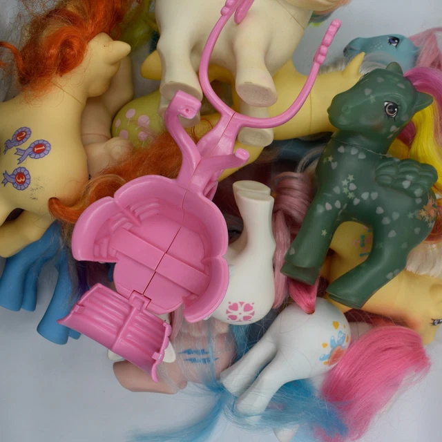 VINTAGE MY LITTLE Pony Bait Lot Imperfect Ponies TLC 1980s Hasbro G1 ...