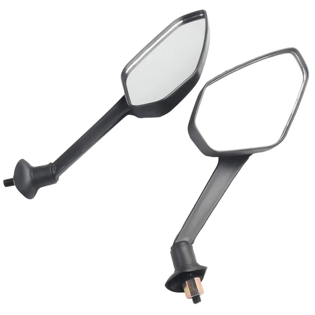 Electric Bicycle Rearview Mirror Tricycle Black Color Cool Shape Rearview