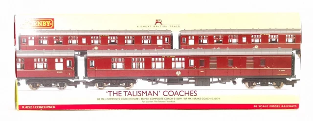 HORNBY R4252 THE Talisman Coach Pack All 3 Coaches MINT OO Gauge Boxed ...
