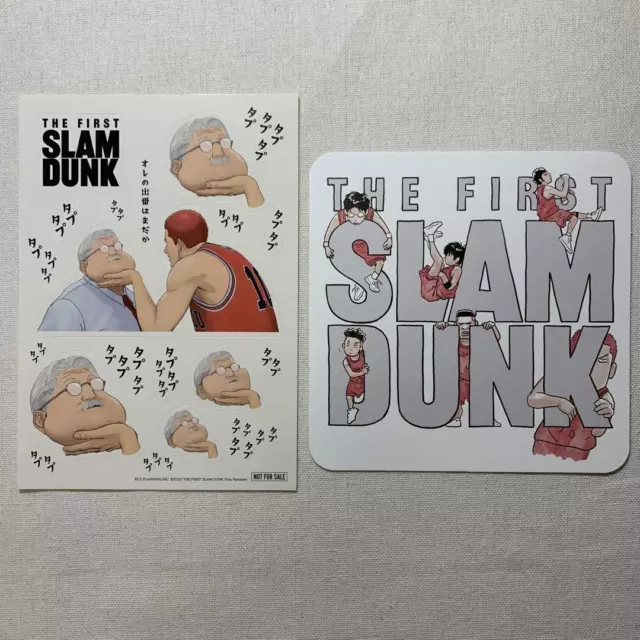 Slam Dunk movie bonus sticker colored paper set