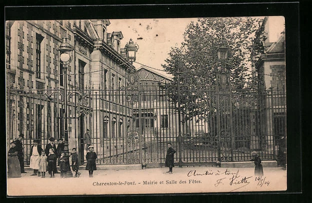 CPA Charenton-le-Pont, Mairie et Salle des Fêtes 1904
