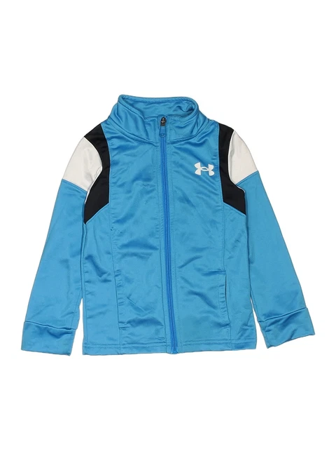 Under Armour Boys Blue Track Jacket 4