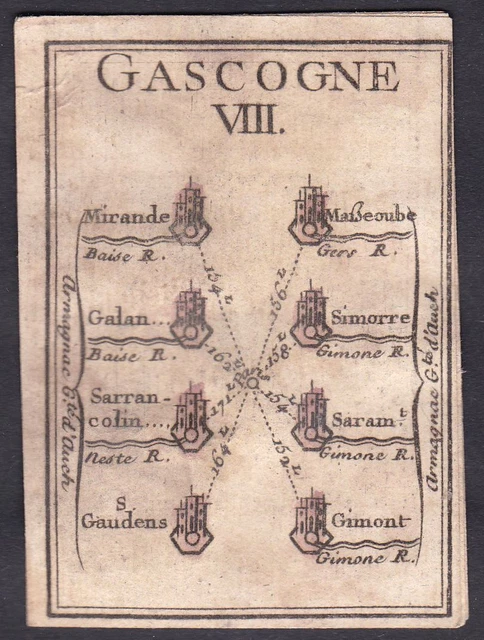 Gascogne Frankreich France carte a jouer playing card Spielkarte cards cartes