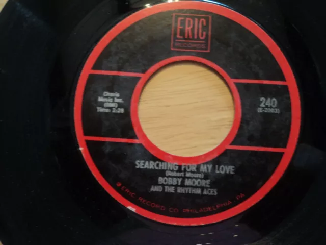 Bobby Moore & The Rhythm Aces - Searching For My Love - 7" Single - US pressing