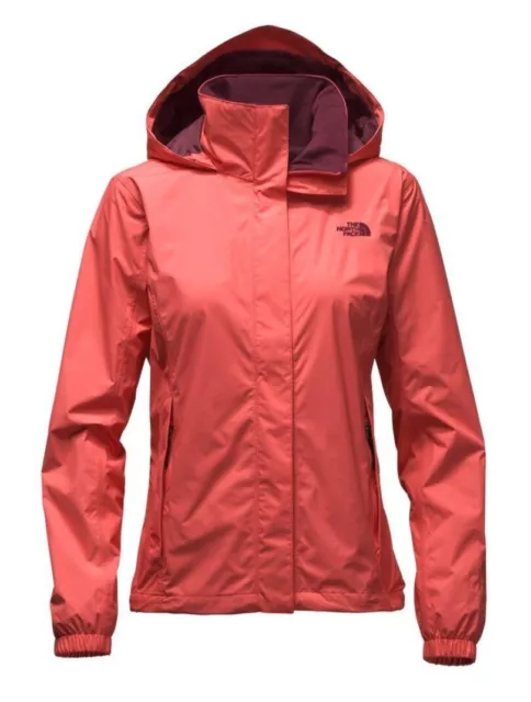 THE NORTH FACE RESOLVE WOMENS JACKET Size Small Tropical Coral