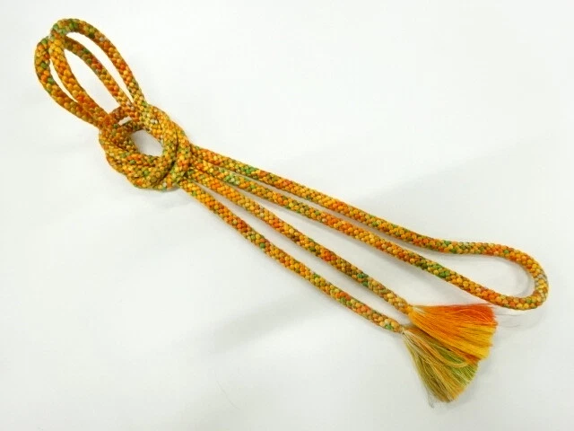 6141353: Japanese Kimono / Vintage Hand-Tied Obijime Cord