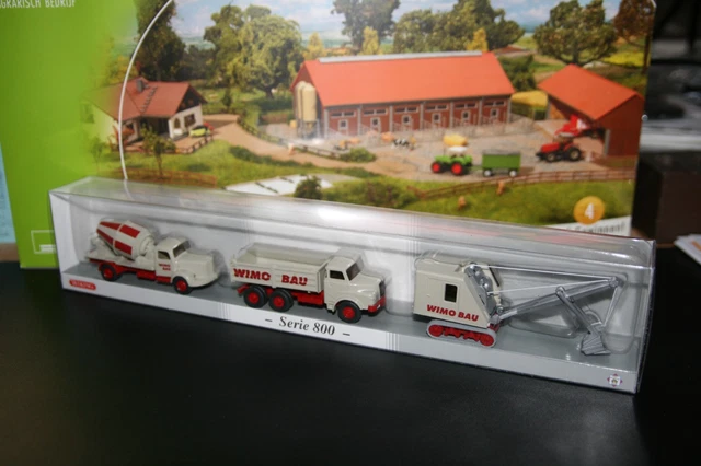 PMS 246559 Set WiMo-Bau 3 - Veicolo Da Cantiere In Scala 1:87 Già Montato