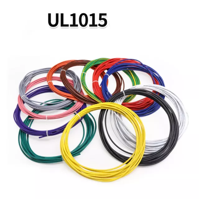 24AWG Stranded UL1015 Hookup Cable Auto / Electrical Equipment Wire 1/3/5/10M