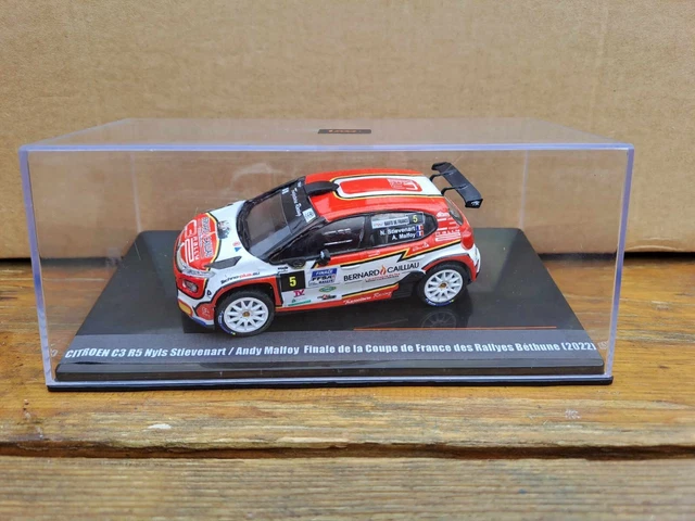 Voiture miniature 1/43 Citroen C3 R5 Stievenart/Malfoy Finale des Rallyes (2022)