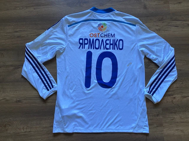 Dynamo Kiev Ukraine Match Worn FOOTBALL SHIRT SOCCER #10 Andriy Yarmolenko