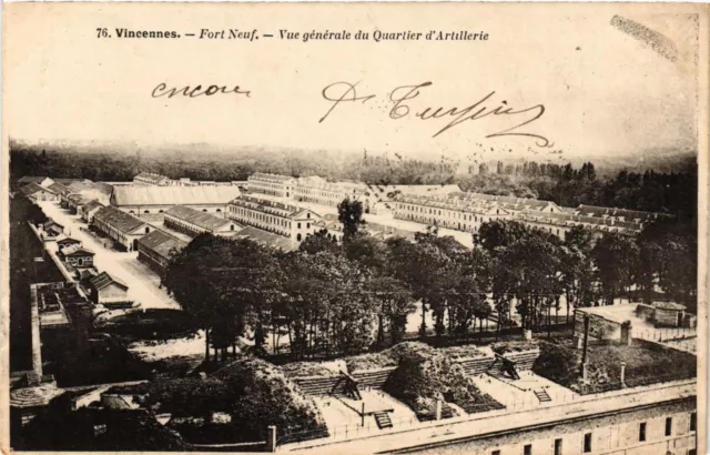 CPA Vincennes - Fort Neuf - Vue generale du Quartier d'Artillerie (259933)