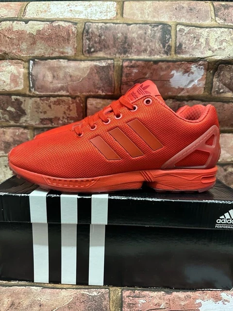 Mens red online adidas flux trainers
