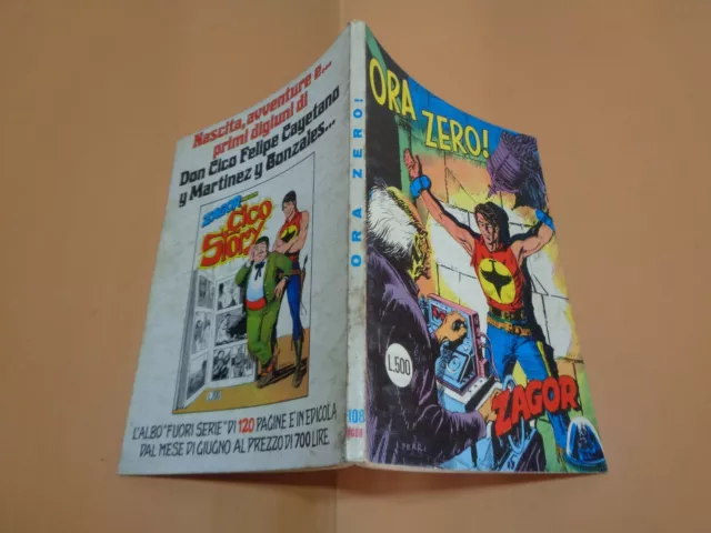 Zagor Scritta Rossa N° 108 Bonelli/Daim Press 1979 Ottimo