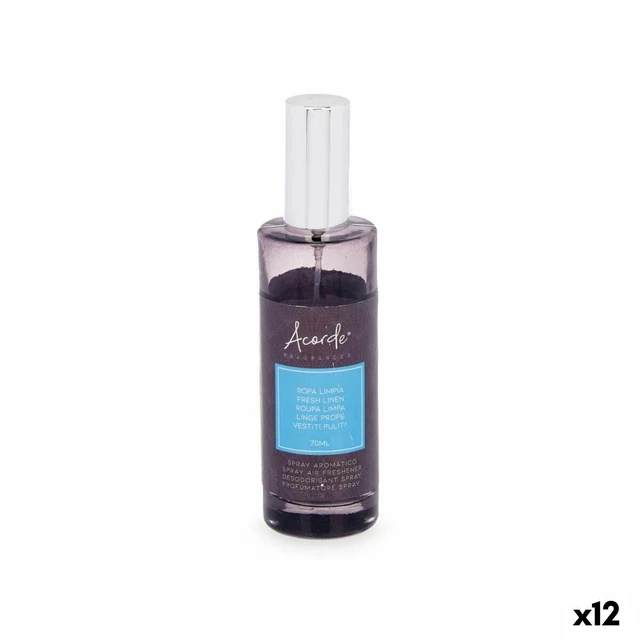 Diffusore Spray Per Ambienti Vestiti Puliti 70 ml [12 Unità]