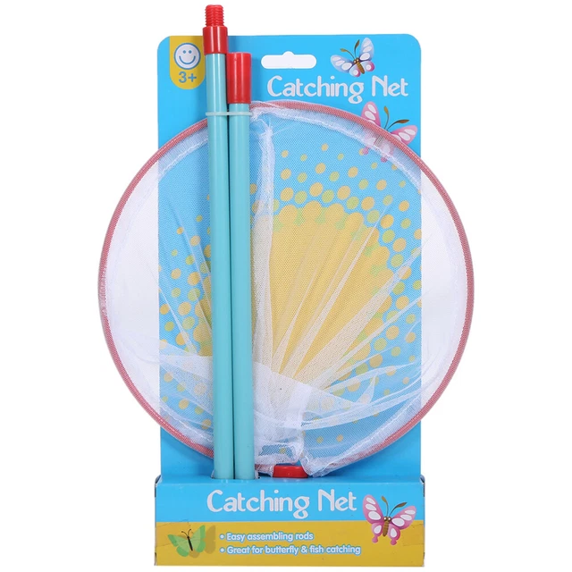 Plastic Pole Butterfly Net Child Collapsible Kids Beach Nets