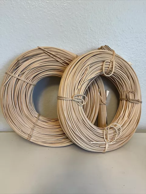 5PCS Basket Round Reeds #8 4mm 1-Pound Coil Basket Weaving