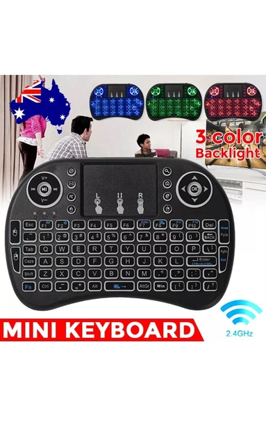 Mini Wireless Remote Keyboard Backlit for Samsung LG Smart TV Android TV Box