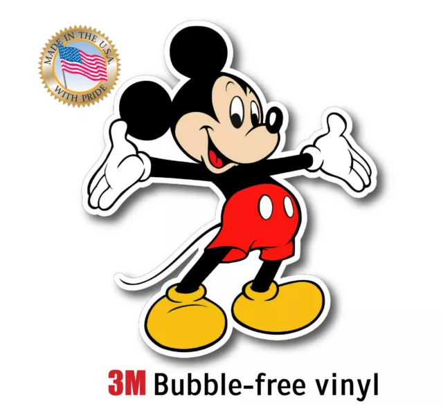 MICKEY MOUSE KIDS Cartoon Decal Sticker 3M Usa Car Truck Vehicle Window  Wall $1.99 - PicClick