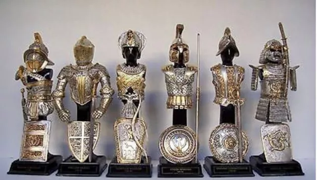 Franklin Mint - Warrior Armor through the Ages (Set of 6)