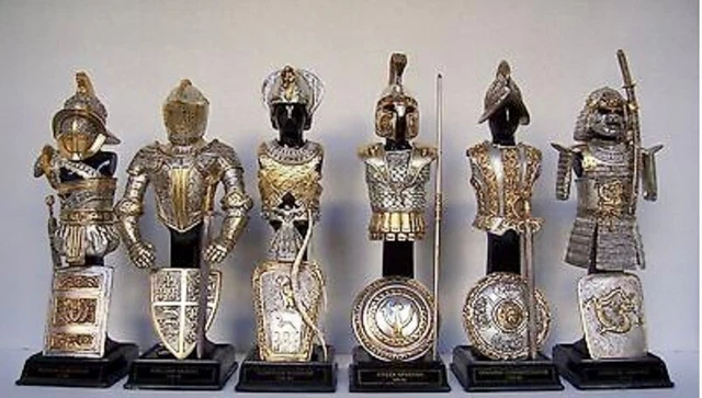 Franklin Mint - Warrior Armor through the Ages (Set of 6)