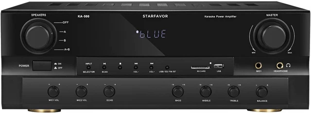 NEW $150 Starfavor 500W Home Theater Stereo Karaoke Amplifier System/Receiver