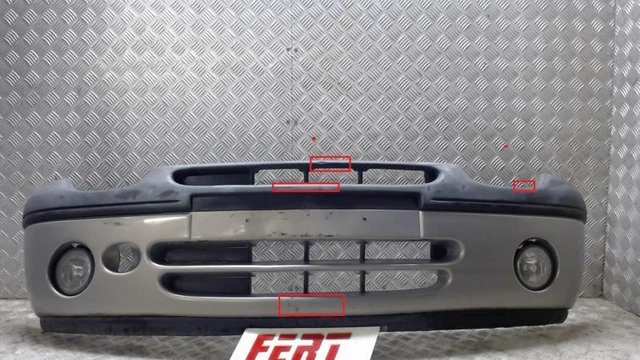 Pare-choc Avant Noir Pour Renault Twingo 1 Phase 1 (1993-1998) - Neuf Dans Son Emballage