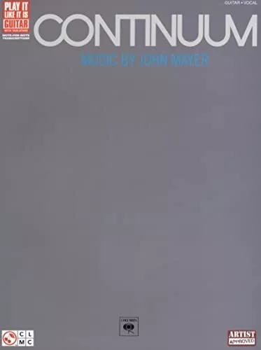 John Mayer Continuum (Play It Like It Is Guitar) Tab: Mu... by Various Paperback