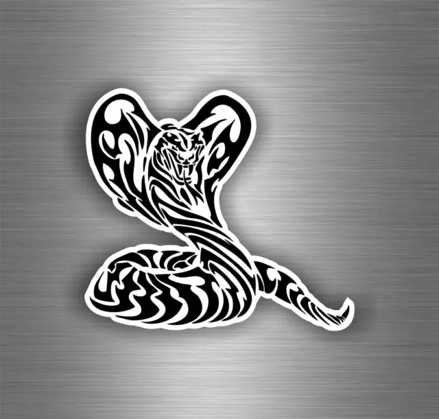 Autocollant sticker voiture moto tuning cobra serpent boa tribal bomb r4