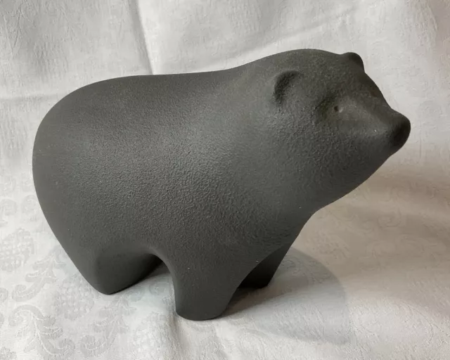 Lineatte Italien Handarbeit Keramik Eisbär Arbeit Kunst Porzellan Steinzeug Tier