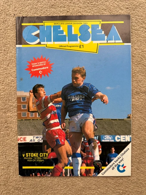 Programme De Match Original – Chelsea Vs Stoke City – FA Cup 5e Tour – 8 Février 1969