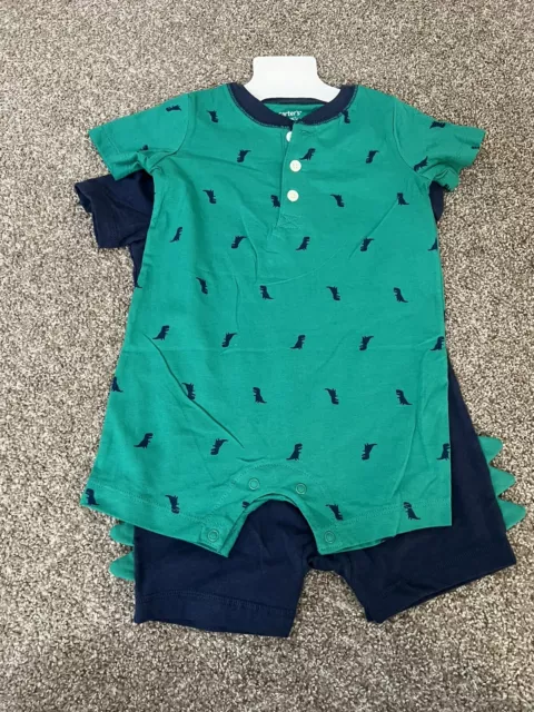 Carter’s Baby Boy 2 Pieces Romper Size 18 Months