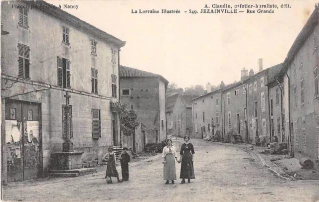 Cpa 54 Jezainville Rue Grande