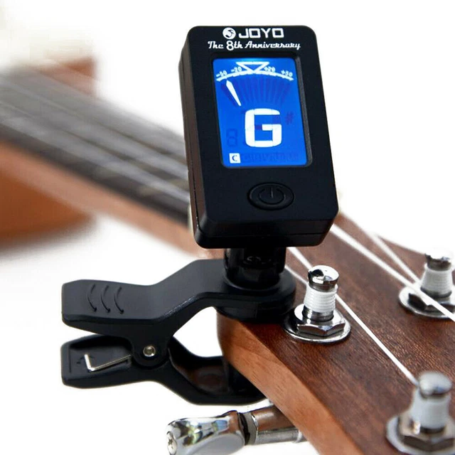 LED Clip-on Electronic Digital Guitar Tuner Chromatic Bass Violin Ukulele Tuner