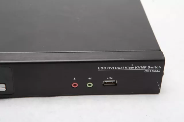 Interruptor KVMP USB DVI de doble pantalla Aten CS1644A 4 puertos - SIN FUENTE DE ALIMENTACIÓN - O43 2