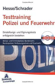 Testtraining Polizei und Feuerwehr: Schutz- und Kri... | Buch | Zustand sehr gut