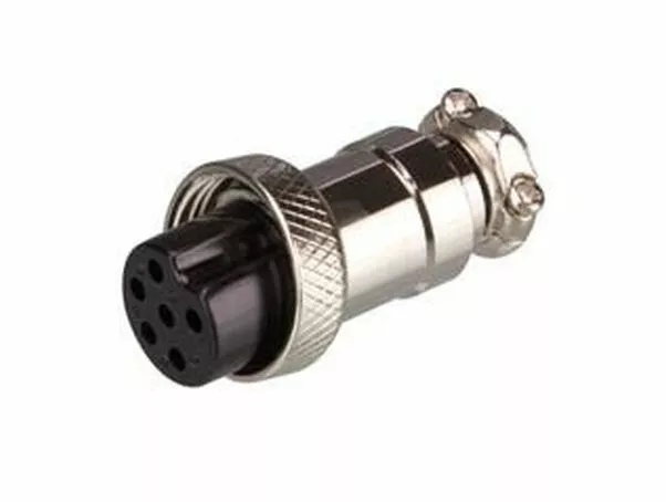 CB GX16 6 Pole Female Micro Plug XLM6F