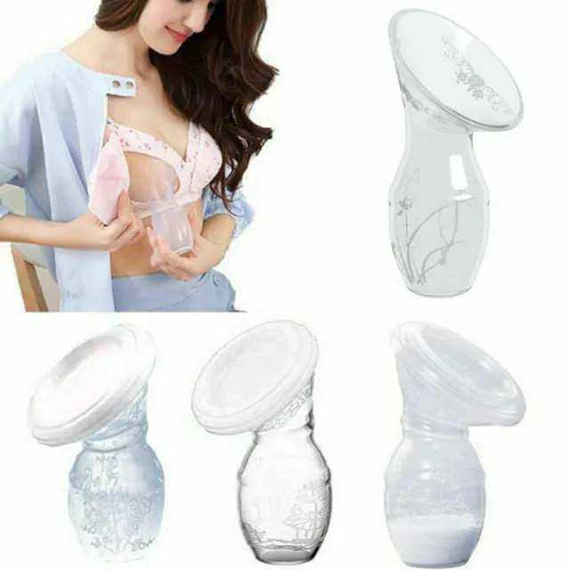 Manual Nursing Strong Silicone Breast Pump Milk Breast Collector MilkSaver B