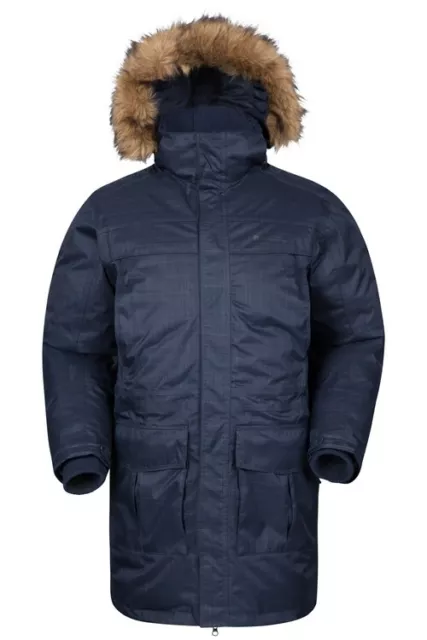 Chaqueta de plumón texturizada antártica Mountain Warehouse talla marina talla XXXL DH009 EE 06