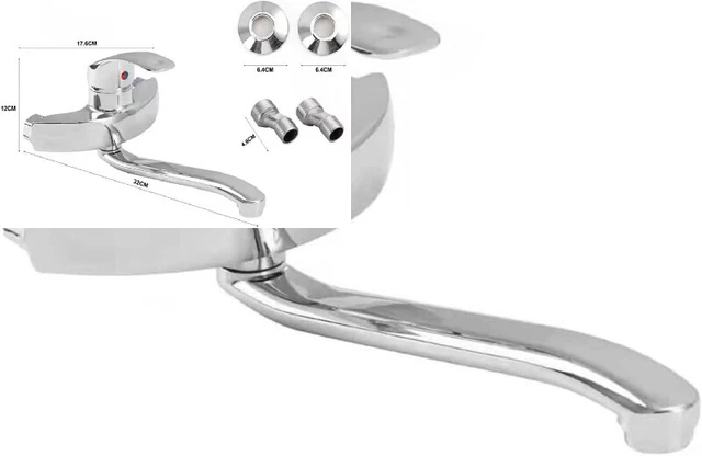 Miscelatore Monocomando Osculati Olivia - In Ottone Cromato, Design Elegante Per Bagno