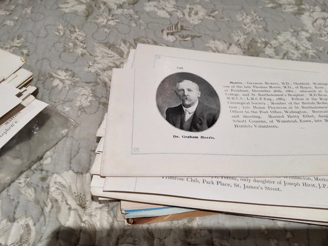 Xm17 Ephemera 1906 Picture Dr Graham Morris Shotfield