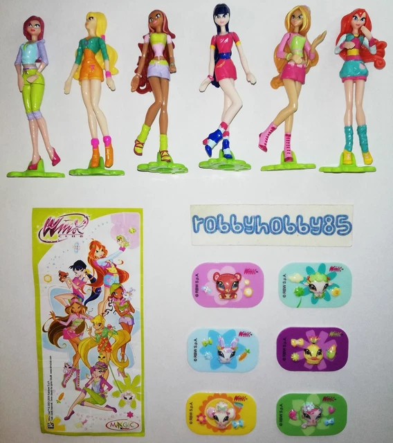 Série Complète Winx Club (DE103 - DE108) + 6 Bpz Kinder surprise Italie 2009