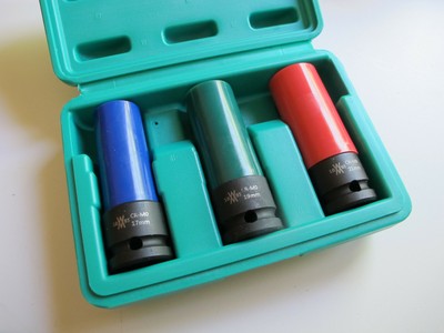 0,5 pour visseuse à percussion Douille de serrage pour jantes alu 19 mm nabîme pas les boulons douille à choc WIESEMANN 80348 